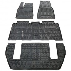 Коврики в салон Tesla Model X (2015-...) 7 місць (Avto-Gumm)