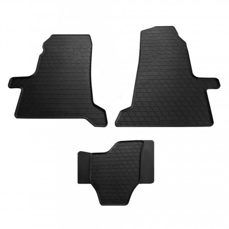 Гумові килимки в салон для Ford Transit (2006-2014) комплект з 3 штук (Stingray)