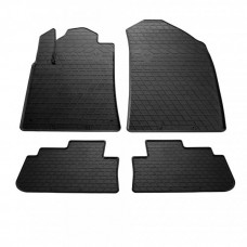 Гумові килимки в салон для Peugeot 407 (2004-2011) комплект з 4 штук (Stingray)