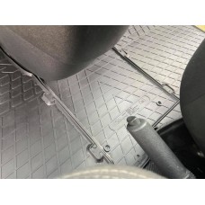 Гумові килимки в салон для Opel Vivaro B (2014-...) комплект з 3 штук (Stingray)