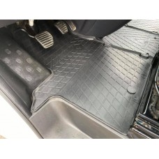 Гумові килимки в салон для Renault Trafic III (2014-...) комплект з 3 штук (Stingray)