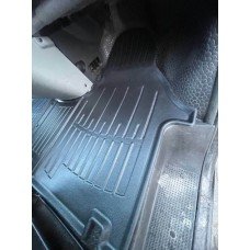Поліуретанові килимки для Renault Trafic II (2001-2014) (1plus2) з бортиками 30 мм (Stingray)