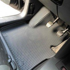 Комплект 3D EVA килимків з бортами для Audi A4 (B7) (2004-2008) | Металевий підп'ятник у подарунок