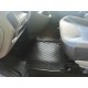 Гумові килимки в салон для Opel Vivaro A (2001-2014) (1plus2) комплект з 3 штук (Stingray)