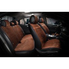 Преміальні накидки на сидіння Elegant Maxi NAPOLI (чорні, сірі, червоні, коричневі, сині і бежеві)