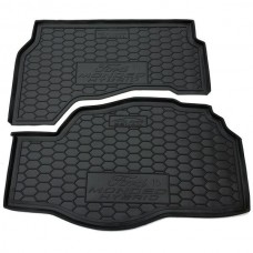 Килимок в багажник для Ford Mondeo 5/Fusion 2015- hybrid (Avto-Gumm)