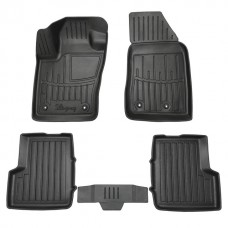 3D килимки для FIAT 500X (2014-...)  з бортиками 30 мм (Stingray)