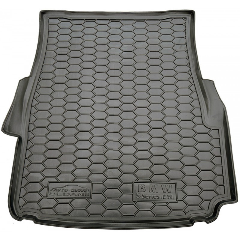 Килимок в багажник для BMW 5 (E39) 1995- Sedan з пісилювачем (Avto-Gumm)