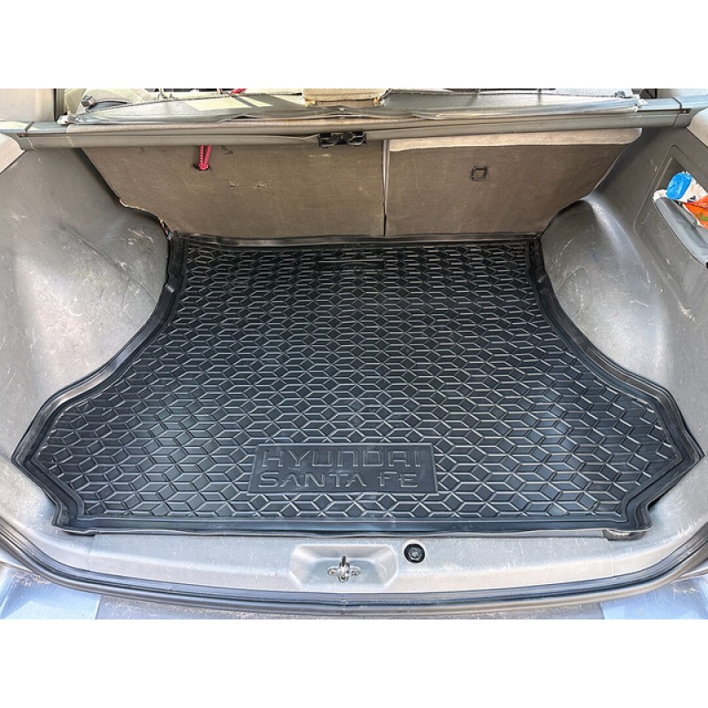 Килимок в багажник для Hyundai Santa Fe I (SM) (2001-2006) (Avto-Gumm)