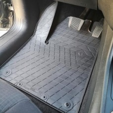 Гумові килимки в салон для Jeep Cherokee (KL) (2013-...) комплект з 4 штук (Stingray)