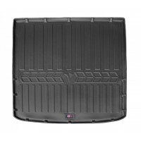 Килимок в багажник для Volkswagen ID6 (2021-...) 3 ряд складений з бортиками 30 мм (Stingray)