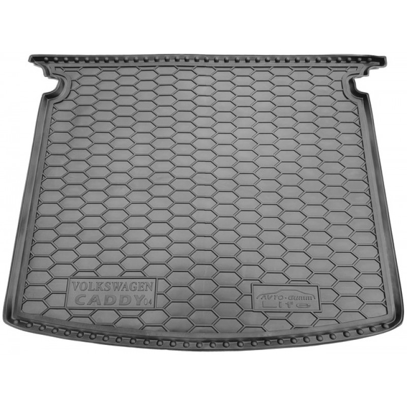 Килимок в багажник для Volkswagen Caddy 2004- Life (Avto-Gumm)