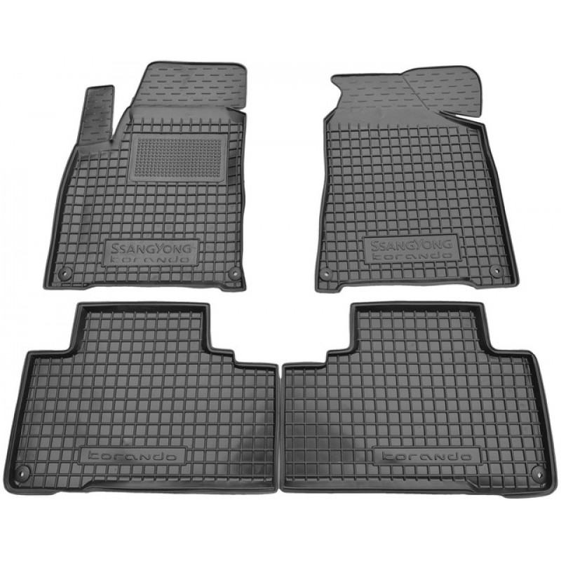Коврики в салон Ssang Yong Korando III (2010-2019) (Avto-Gumm)