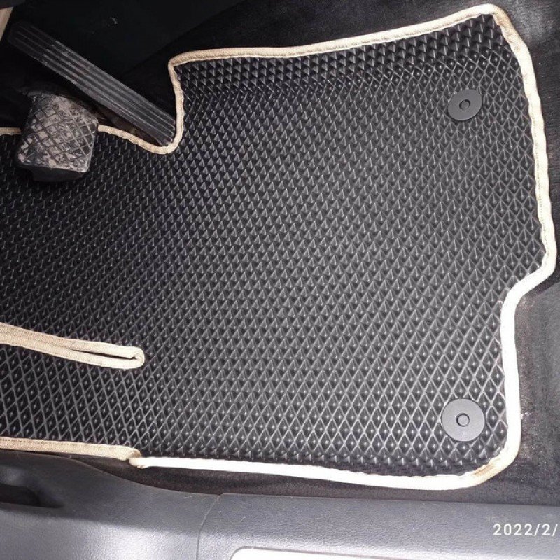 Комплект 3D EVA килимків з бортами для Acura MDX (YD3) (2013-...) | Металевий підп'ятник у подарунок