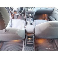 Комплект 3D EVA килимків з бортами для Skoda Superb ІІ (3T) (2008-2015) | Металевий підп'ятник у подарунок