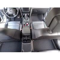 Комплект 3D EVA килимків з бортами для Volkswagen Passat B8 (2014-...) | Металевий підп'ятник у подарунок
