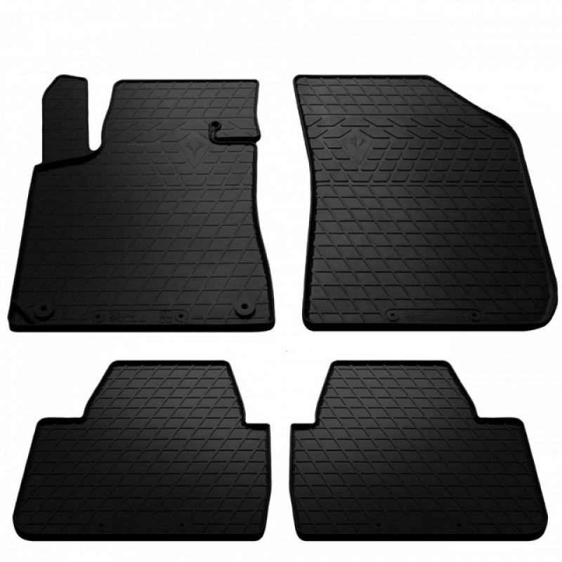 Гумові килимки в салон для Peugeot 308 (2013-...) (universal) комплект з 4 штук (Stingray)