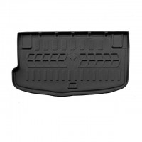 Килимок в багажник для Hyundai i10 I (2007-2013) нижня поличка з органайзером з бортиками 30 мм (Stingray)