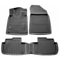 3D килимки для Peugeot 407 (2004-2011) з бортиками 30 мм (Stingray)