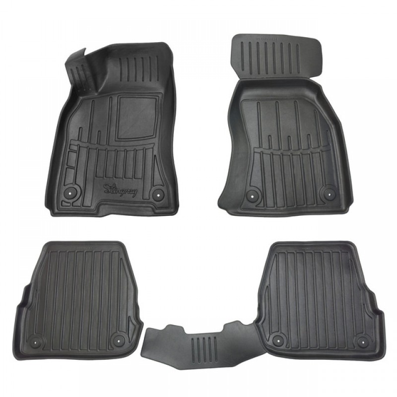 3D килимки для Audi A6 (C5) (1997-2004)  з бортиками 30 мм (Stingray)