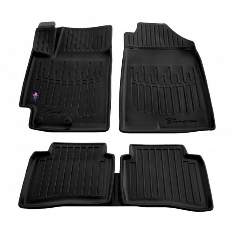 3D килимки для HYUNDAI Accent (2017-...)  з бортиками 30 мм (Stingray)