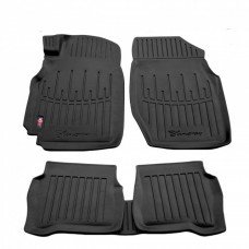 3D килимки для Nissan Almera (N16) (2000-2006)  з бортиками 30 мм (Stingray)