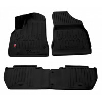 3D килимки для PEUGEOT Partner II (2008-2018)  з бортиками 30 мм (Stingray)