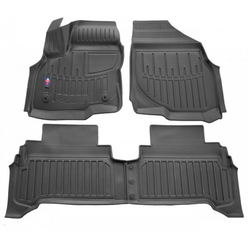 3D килимки для Chevrolet Bolt 16-/Opel Ampera E 16-  з бортиками 30 мм (Stingray)