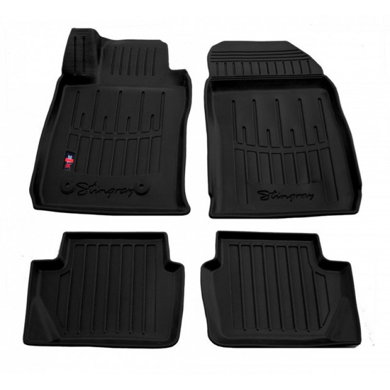 3D килимки для FORD Fiesta (Mk7) (USA) (2010-2017)  з бортиками 30 мм (Stingray)