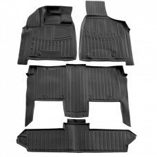 3D килимки для Dodge Grand Caravan V (RT) (2008-2020) з бортиками 30 мм (Stingray)