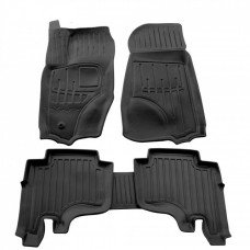 3D килимки для Jeep Grand Cherokee (WK) (2005-2010) з бортиками 30 мм (Stingray)