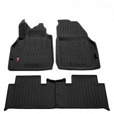 3D килимки для Renault Scenic 2 2002-2009  з бортиками 30 мм (Stingray)