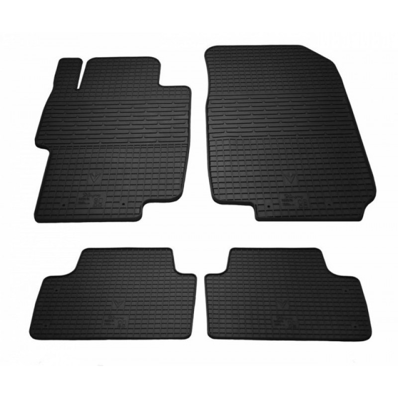 Гумові килимки в салон для Honda Accord VII (2002-2008) комплект з 4 штук (Stingray)