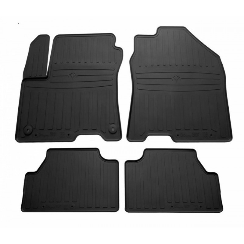 Гумові килимки в салон для Hyundai Kona Electric (2018-...) комплект з 4 штук (Stingray)