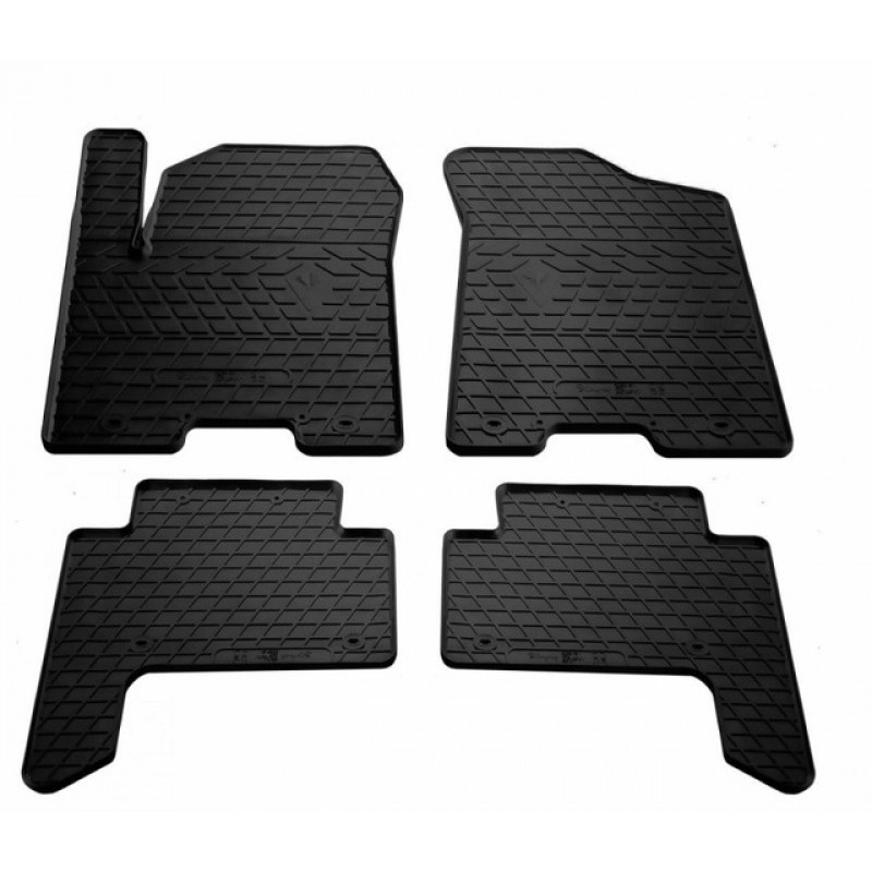 Гумові килимки в салон для Nissan Patrol (Y62) (2010-...) комплект з 4 штук (Stingray)