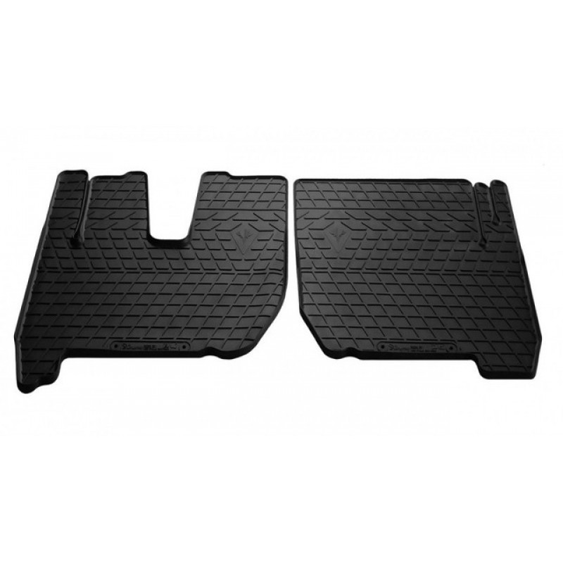 Гумові килимки в салон для Iveco Stralis (cabin AD/AT) (2007-2012) комплект з 2 штук (Stingray)