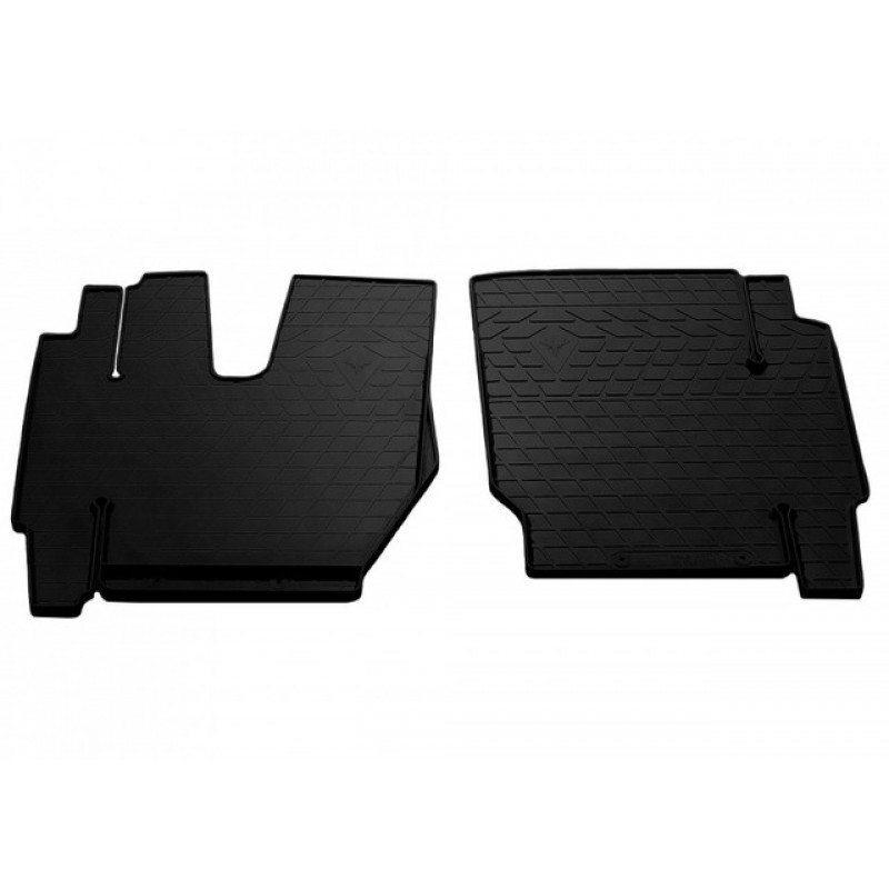 Гумові килимки в салон для Iveco Stralis (cabin AD/AT) (2016-...) комплект з 2 штук (Stingray)