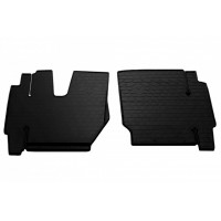 Гумові килимки в салон для Iveco Trakker (cabin AD/AT) (2013-...) комплект з 2 штук (Stingray)