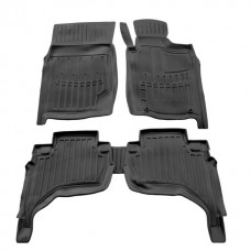 3D килимки для Mitsubishi L200 (KAOT) (2006-2015) (праве кермо) з бортиками 30 мм (Stingray)