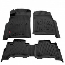 3D килимки для Toyota Land Cruiser Prado (J120) (2002-2009)  з бортиками 30 мм (Stingray)