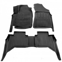 3D килимки для Peugeot Landtrek (2019-...) з бортиками 30 мм (Stingray)