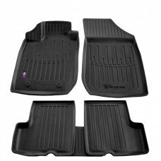 3D килимки для Renault Logan 2004-2013 Sedan з бортиками 30 мм (Stingray)