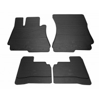 Гумові килимки в салон для Mercedes Benz W221 S (2005-2013) комплект з 4 штук (Stingray)