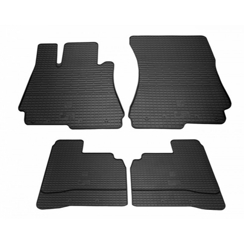 Гумові килимки в салон для Mercedes Benz W221 S (2005-2013) комплект з 4 штук (Stingray)