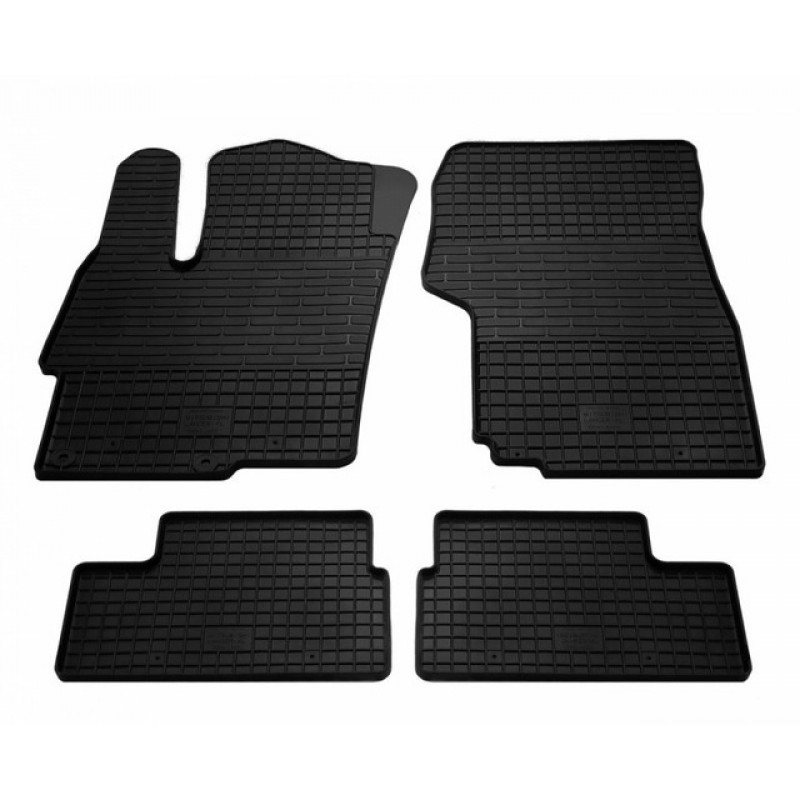 Гумові килимки в салон для Mitsubishi Lancer X (2007-2015) комплект з 4 штук (Stingray)