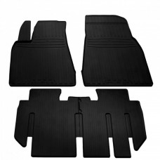 Гумові килимки в салон для Tesla Model X (2015-...) комплект з 4 штук (Stingray)