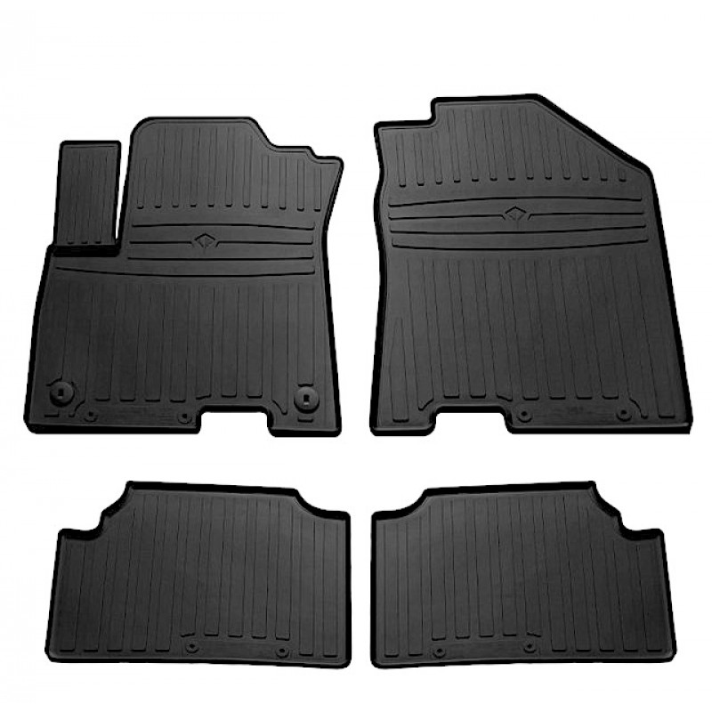 Гумові килимки в салон для Kia Niro EV (2018-2022) комплект з 4 штук (Stingray)