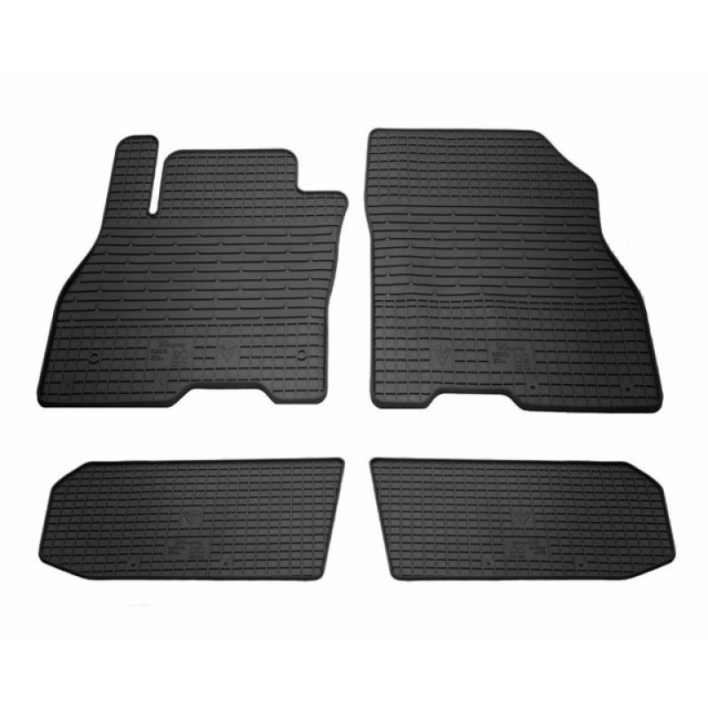 Гумові килимки в салон для Nissan Leaf (ZE0) (2010-2017) комплект з 4 штук (Stingray)