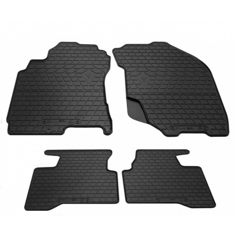 Гумові килимки в салон для Nissan X-Trail (T30) (2001-2007) комплект з 4 штук (Stingray)