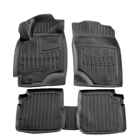 3D килимки для Mitsubishi Outlander (2003-2006) з бортиками 30 мм (Stingray)